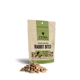 Vital Essentials Freeze-Dried Raw Cat Treats Rabbit Bites - 0.9 oz.