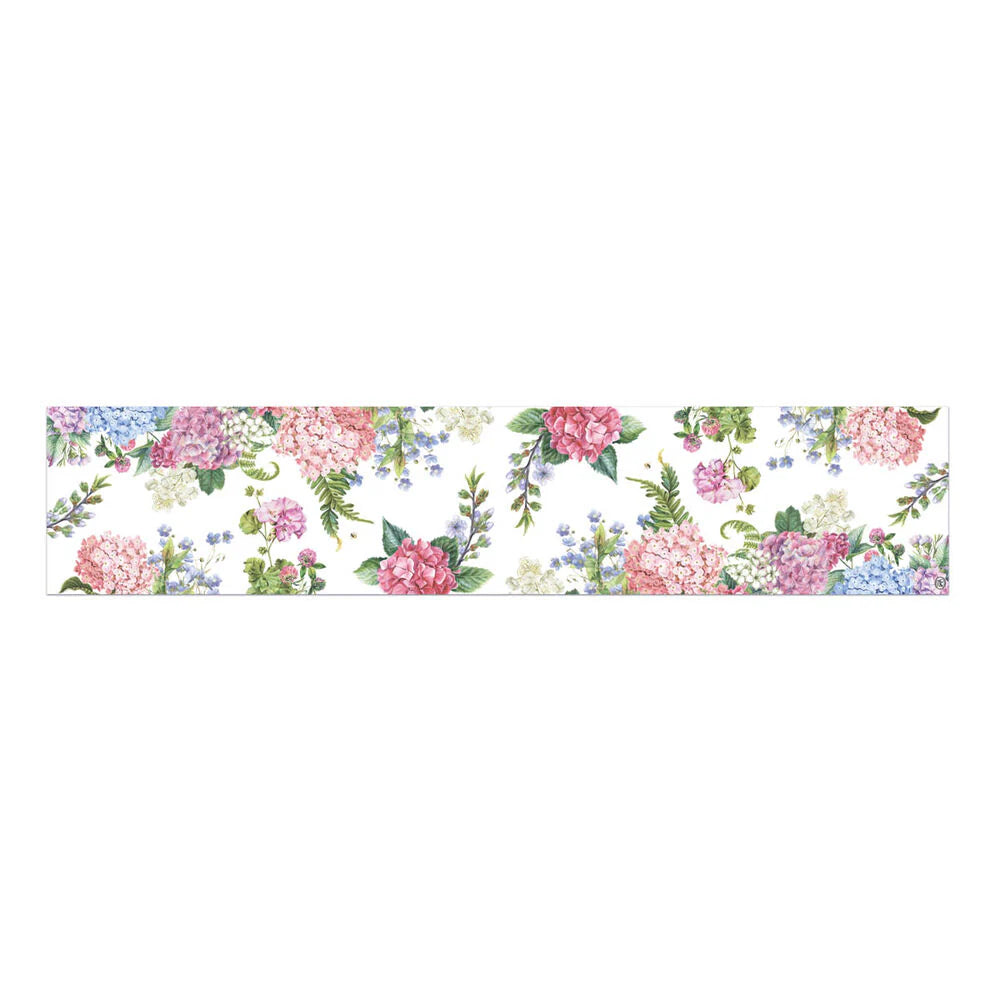 Michel Design Works Wild Hydrangea Cotton Table Runner