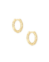 Kendra Scott Maggie Filigree Huggie Earrings - 14K Gold Plated