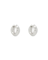 Kendra Scott Mikki Huggie Earrings - Rhodium Plated