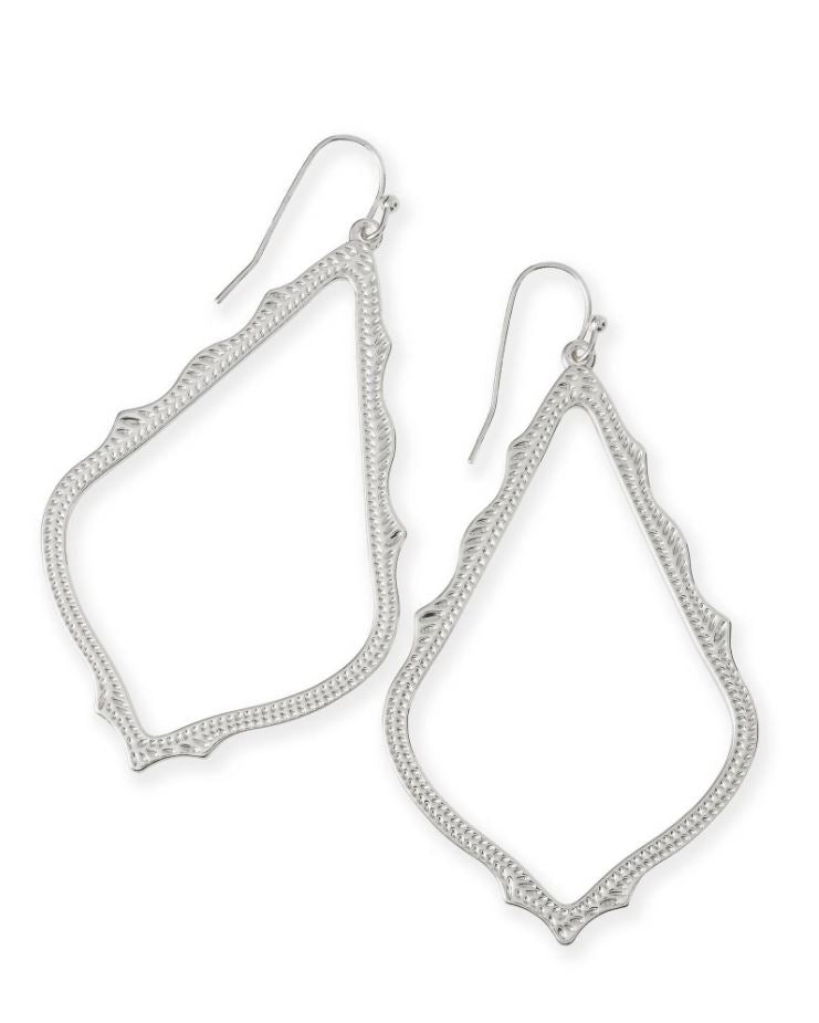Kendra Scott Sophee Drop Earrings - Rhodium Plated
