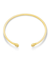 Kendra Scott Grayson Cuff Bracelet - White Crystal, 14K Gold Plated