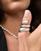 UNOde50 Medula Wrap Silver-Plated Ring - 8.5