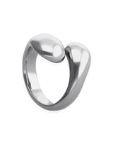 UNOde50 Medula Single Wrap Sliver-Plated Ring - Size 7.5