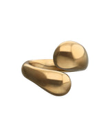 UNOde50 Medula Single Wrap Gold Ring - Size 7.5