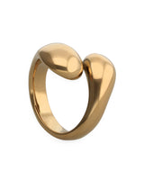 UNOde50 Medula Single Wrap Gold Ring - Size 7.5
