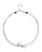 UNOde50 Medula Silver Beaded Necklace