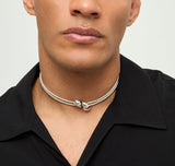 UNOde50 Medula Silver Beaded Necklace