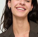 UNOde50 Medula Twist Gold Earrings