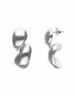 UNOde50 Medula Silver Twist Earrings