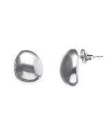 UNOde50 Medula Round Silver Stud Earring