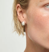 UNOde50 Medula Round Silver Stud Earring