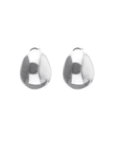UNOde50 Medula Large Oval Silver Stud Earrings