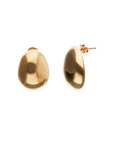 UNOde50 Medula Large Oval Gold Earrings