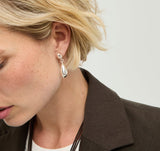 UNOde50 Medula Silver Drop Earrings