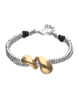 UNOde50 Medula Two-Tone Beaded Bracelet - Medium