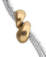 UNOde50 Medula Two-Tone Beaded Bracelet - Medium