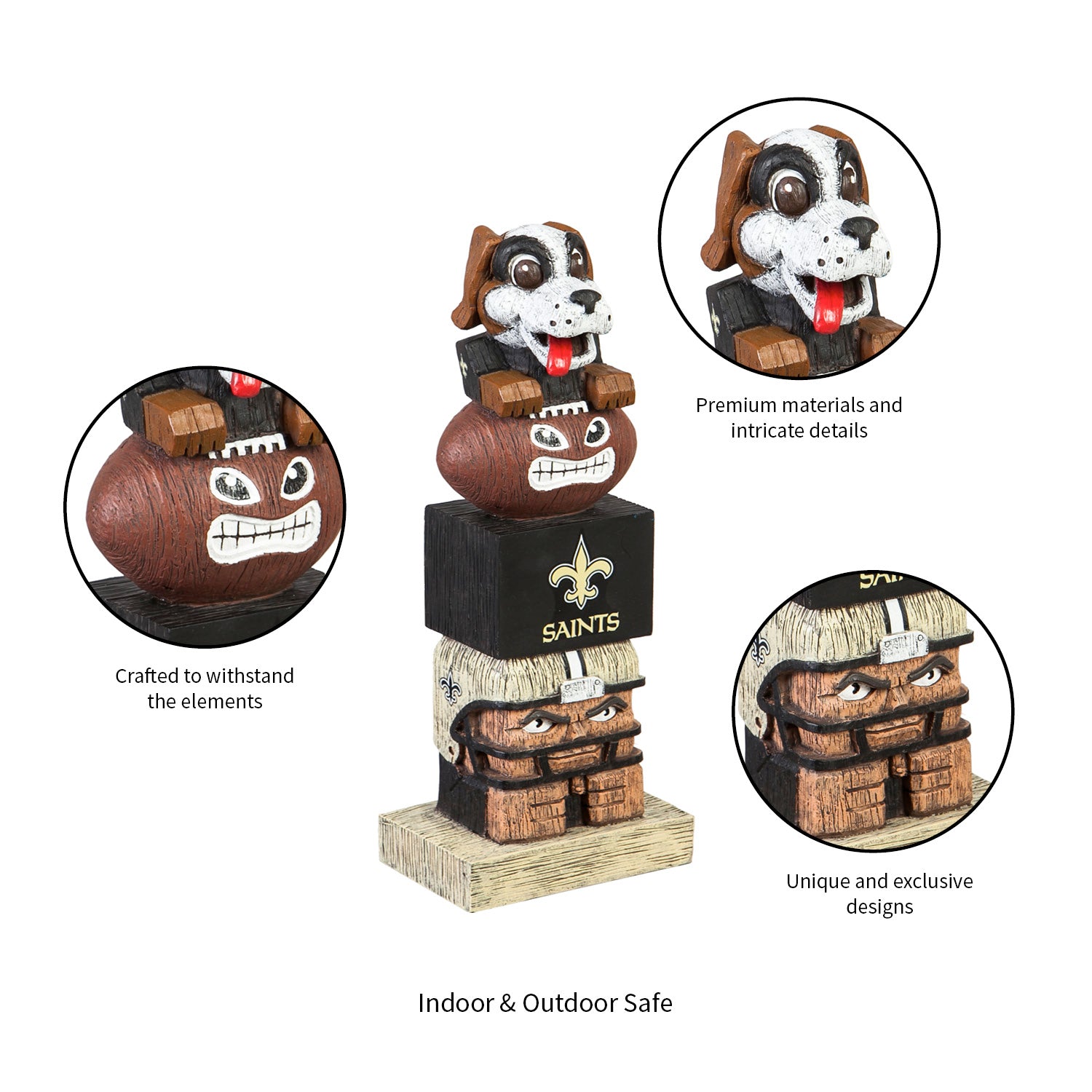 Team Sports America New Orleans Saints Team Garden Statue