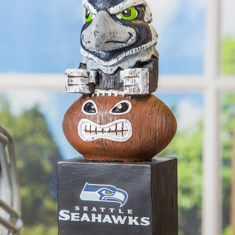 Team Sports America Seahawks Tiki Totem Statue