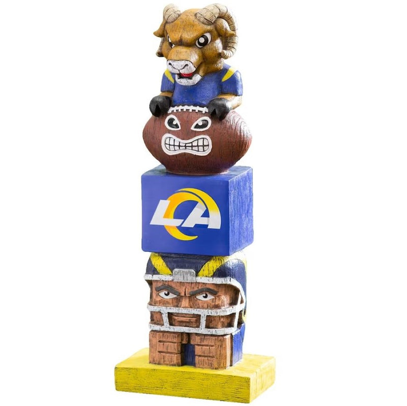 Team Sports America Los Angeles Rams Tiki Totem Statue