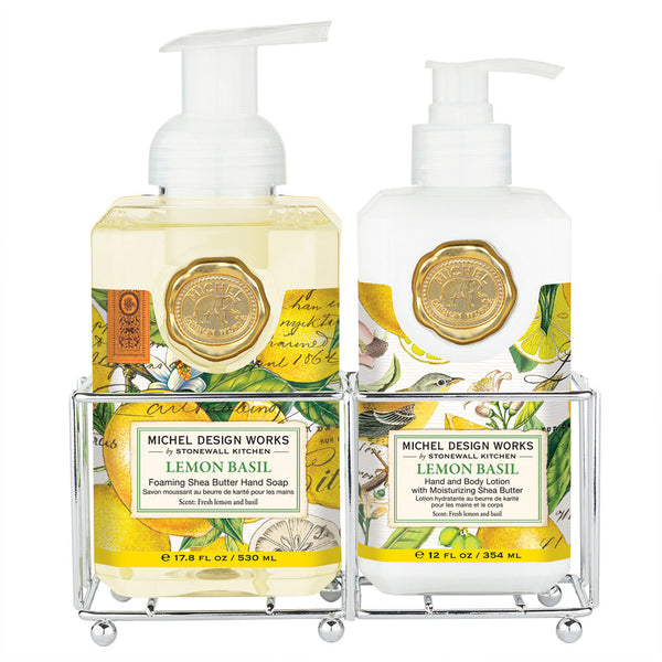 Michel Design Works Lemon Basil Hand Care Caddy