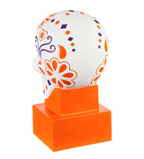 Team Sports America Clemson University Sugar Skull Statue