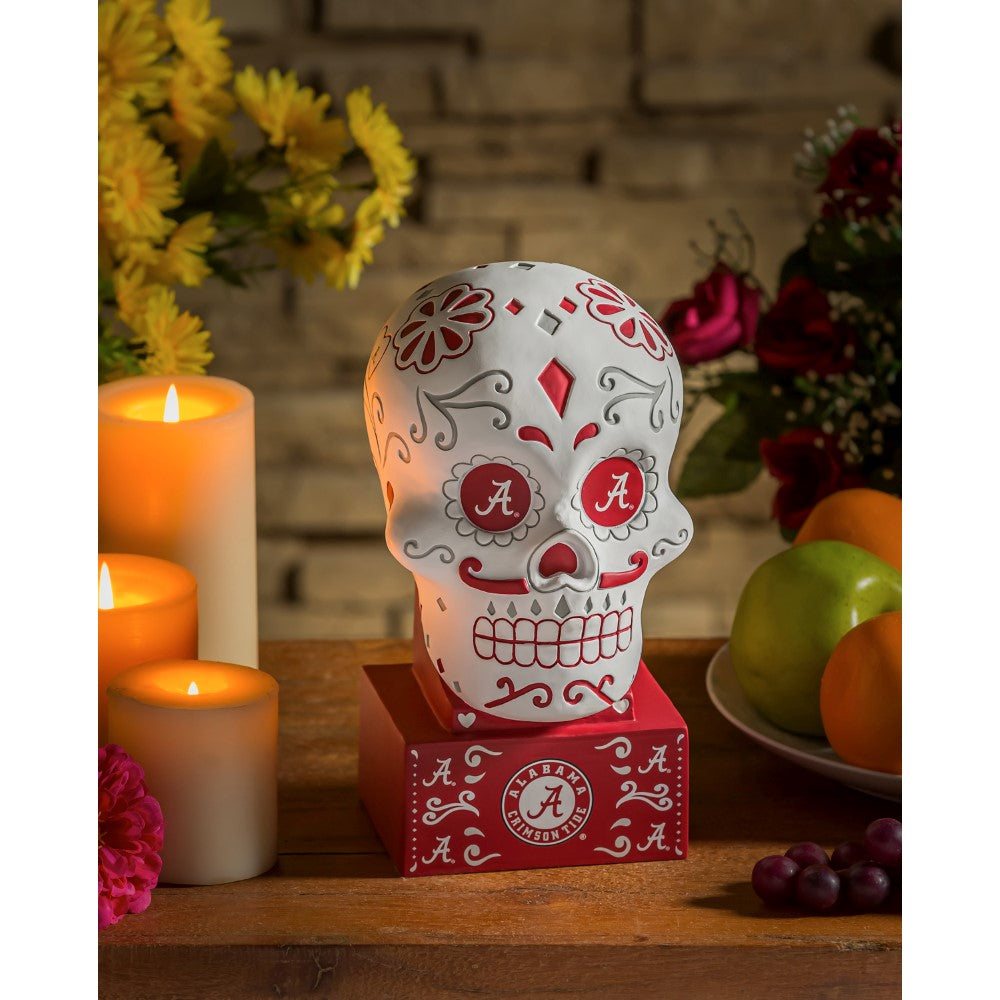 Team Sports America University of Alabama Sugar Skull Statue