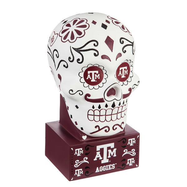 Team Sports America Texas A&M University Sugar Skull Statue