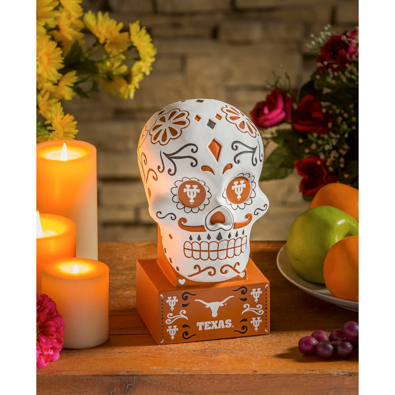 Team Sports America University of Texas Sugar Skull Statue