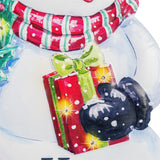 Evergreen Traditional Santa Christmas Icon LED Metal Porch Leaner