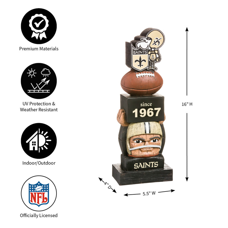 Team Sports America New Orleans Saints Vintage Garden Statue