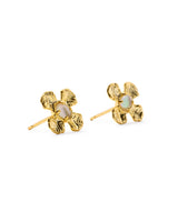 Kendra Scott Leanne Gold Stud Earrings - Mother of Pearl