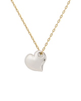 Kate Spade Two-Tone Heart Pendant Necklace