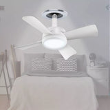 Bell + Howell Socket Ceiling Fan with Light & Remote Control