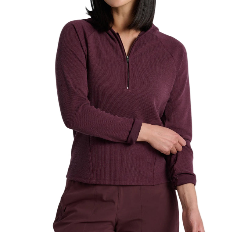 KÜHL Womens Remi 1/2 Zip Pullover Hoodie Sweatshirt