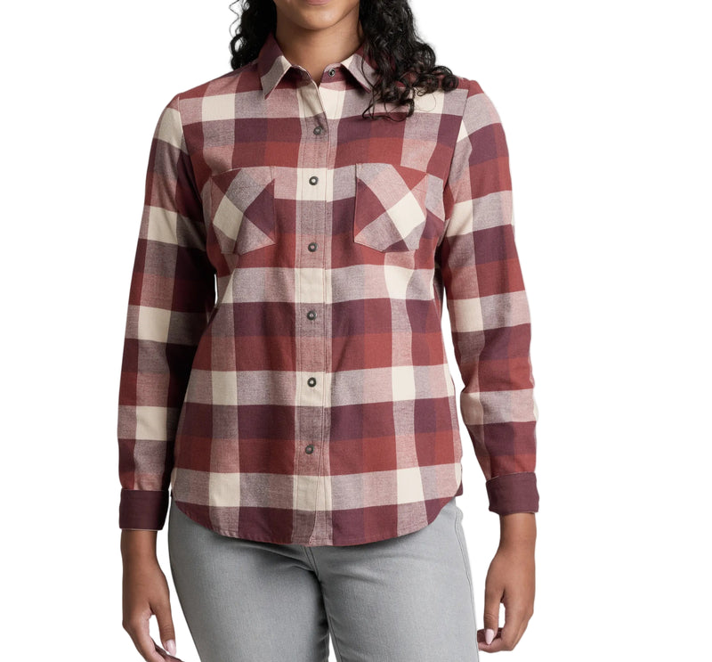 KÜHL Womens Darcy Flannel Long Sleeve Shirt