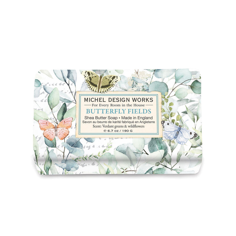 Michel Design Works Butterfly Fields Medium Bath Soap Bar