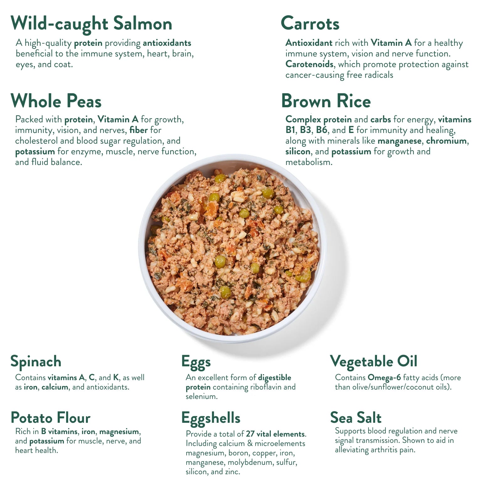 Portland Pet Food Company Wally's Salmon N' Rice Homestyle Dog Meal Pouch - 9 oz.
