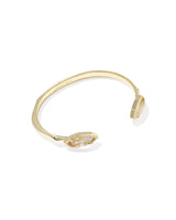 Kendra Scott Ophelia Gold Cuff Bracelet - Iridescent Abalone