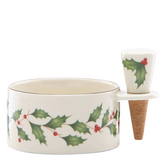 Lenox Hosting The Holidays Wine Coaster & Stopper Set