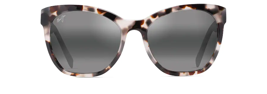 Maui Jim Alulu White Tokyo Tortoise Frame Neutral Gray Lens Polari ShopCGX