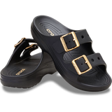 Crocs Womens Metallic Buckle Saturday Sandals