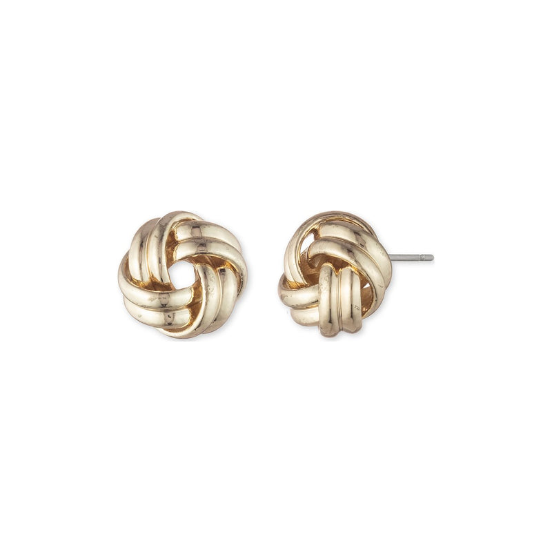 Lauren Ralph Lauren Leeds Knot Gold Stud Earrings