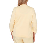 Ruby Rd. Womens Pearl Stripe Two In One Sweater