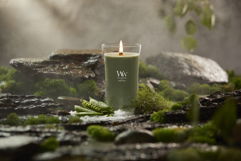 WoodWick Large Hourglass Candle - Ethereal Haze