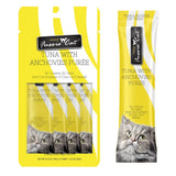 Fussie Cat Tuna with Anchovies Purée Cat Treat - 0.5 oz.