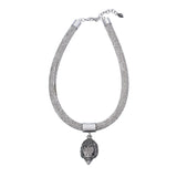 Kurt Geiger Signature Eagle Mesh Collar Necklace