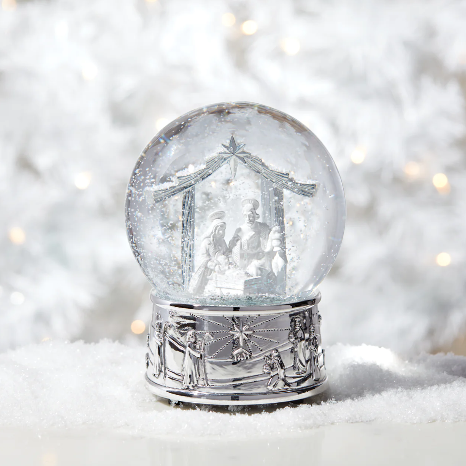 Reed & Barton Nativity Musical Snow Globe