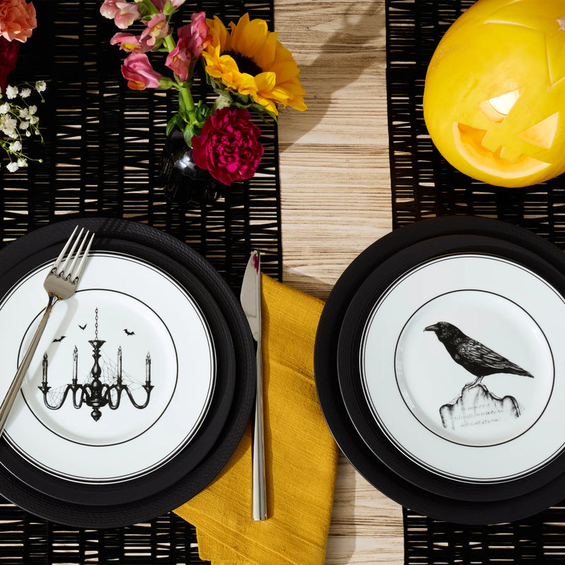 Lenox Vintage Halloween Dessert Plates - Set of 4