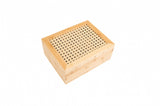 Lipper International Bamboo Tea Box With Rattan Cover